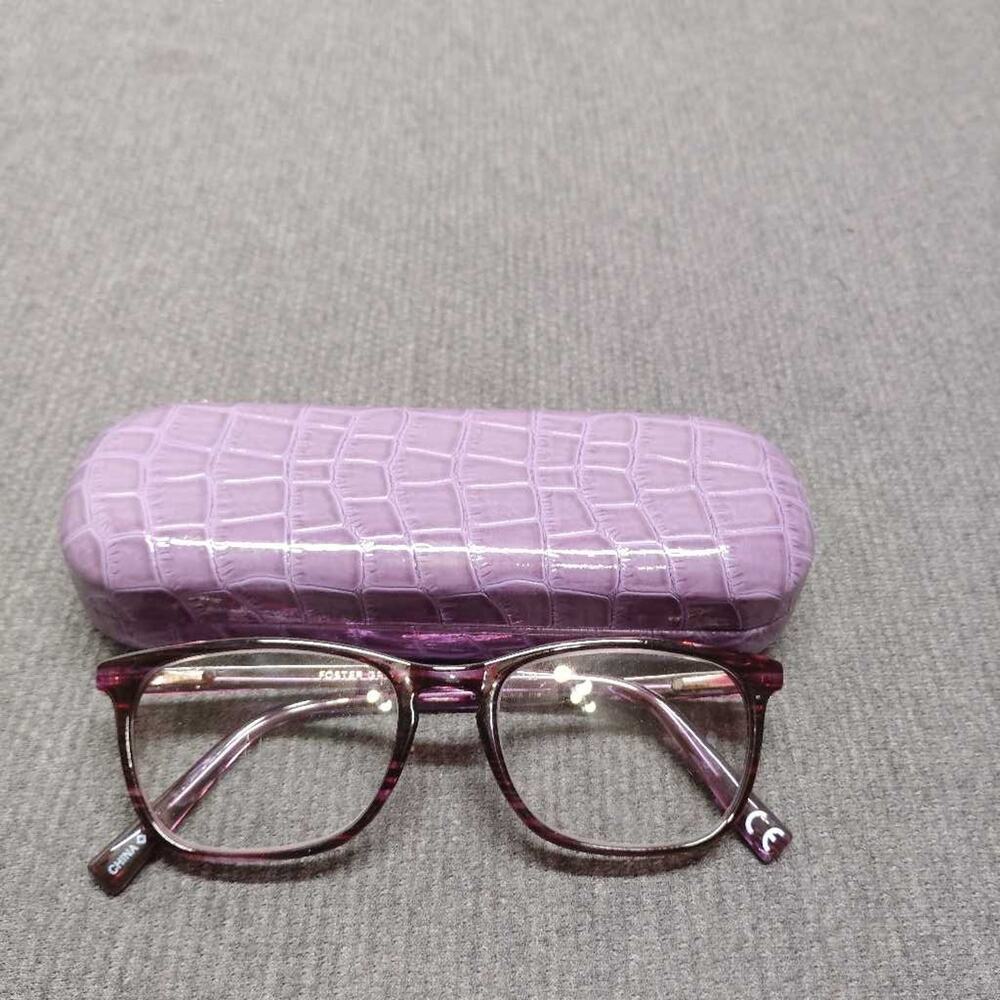 Foster Grant CT0617 Elana Purple Eyeglass Frames Only With Case